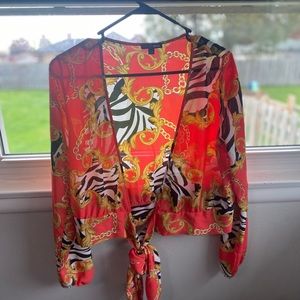 Fashion Nova - silk long sleeve